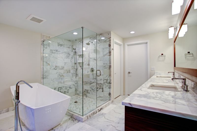 Spacious Shower and Tub Areas